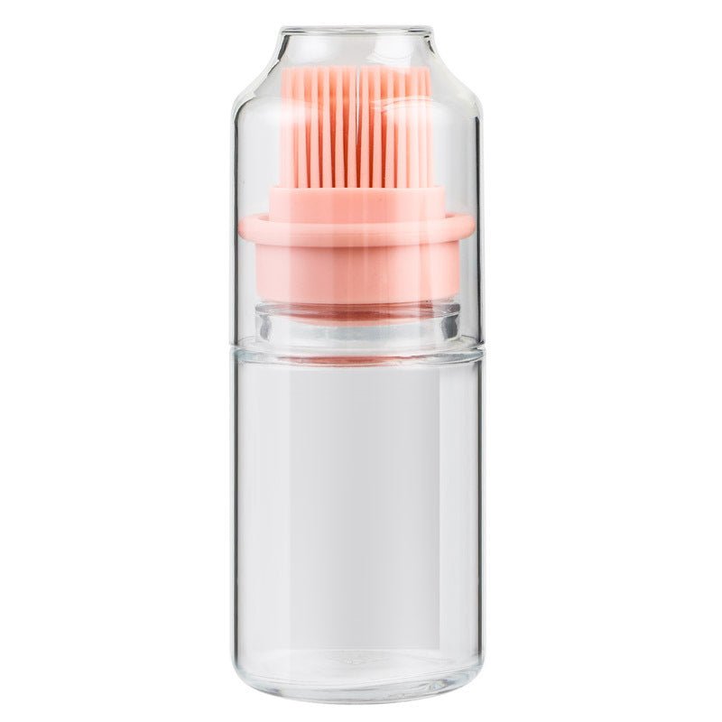 Silicone Oil Bottle with Brush – BBQ & Baking Tool