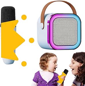 Bluetooth Karaoke Speaker with Mic & Lights