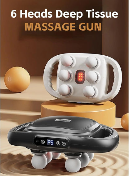 6-Head Deep Tissue Electric Massage Gun