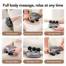 Six Head Deep Tissue Massage Gun Muscle Relaxation & Recovery Tool
