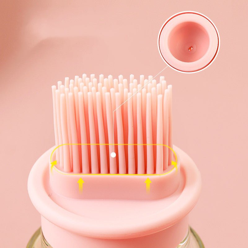 Silicone Oil Bottle with Brush – BBQ & Baking Tool