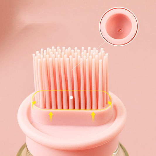 Silicone Oil Bottle with Brush – BBQ & Baking Tool