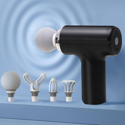 UltraGun Mini Massage Gun – Portable Deep Tissue Massager | 6-Speed Percussion Therapy with 4 Heads – For Neck, Back, Shoulder & Full Body Relief (White)